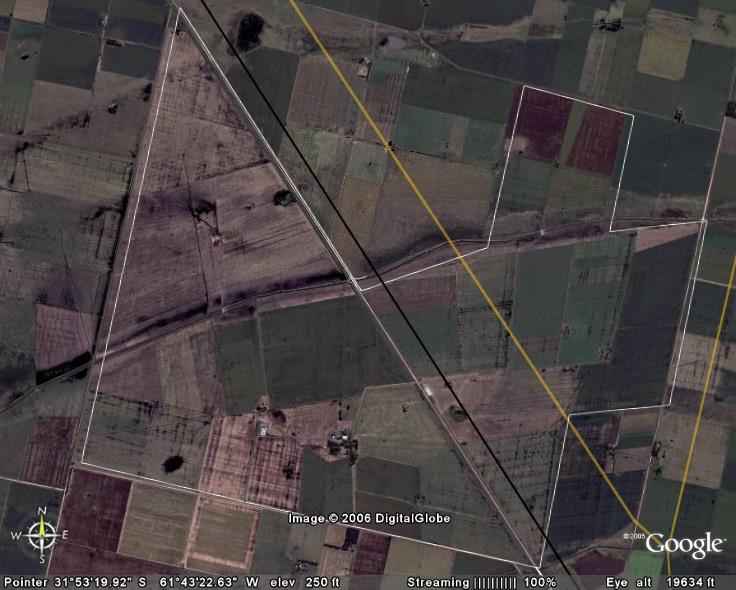 Imagen de satelite de la estancia